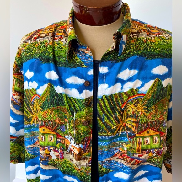 Reyn Spooner Men’s Hawaiian Shirt - Picture 10 of 14